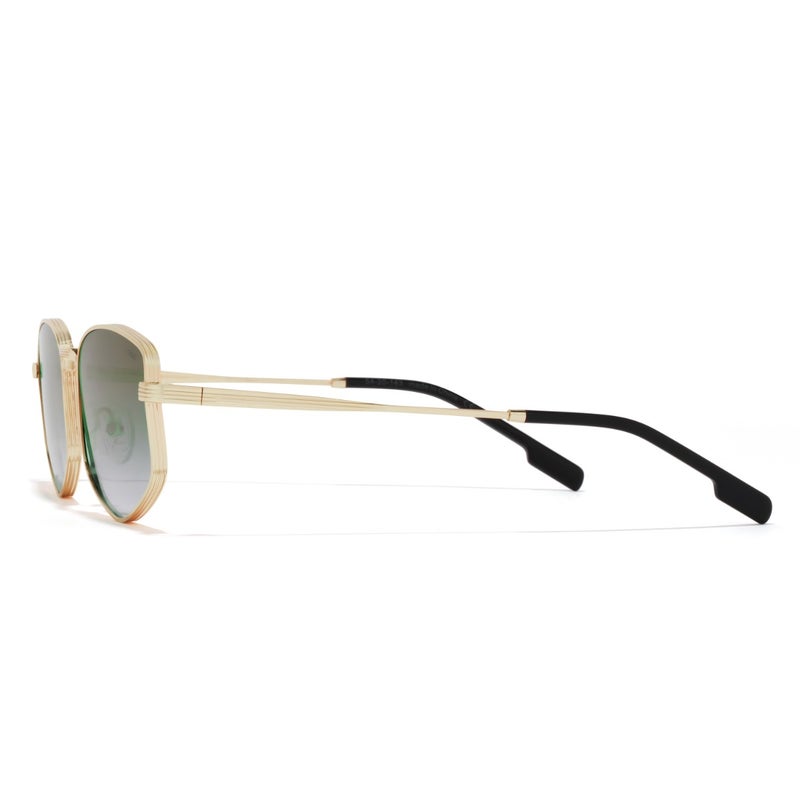 Blackout Men's HAROLD Sunglasses - Lens Size: 54 mm - Gold - Image 3